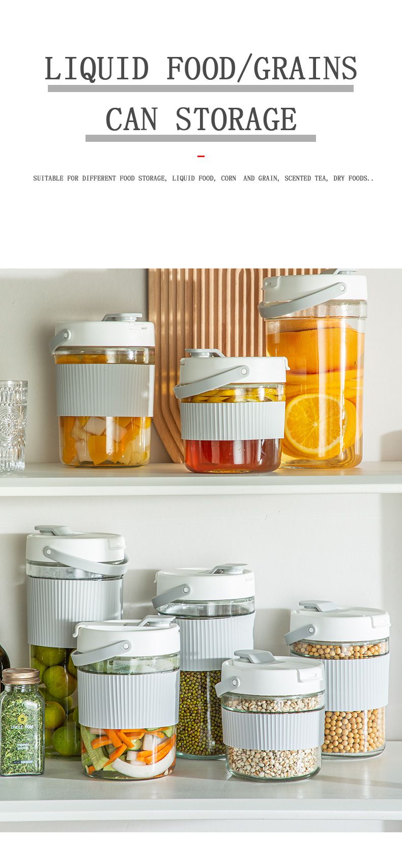 Glass Storage Pickle Jar No Leak 09